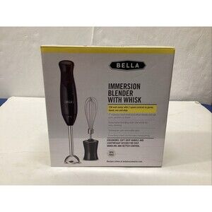 Bella immersion blender with whisk black 250W 2 speed